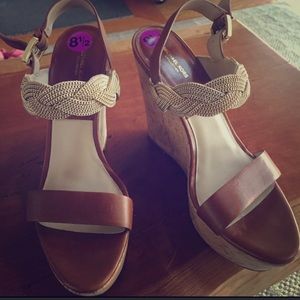 Brand New Michael Kors Wedge Sandals 8.5